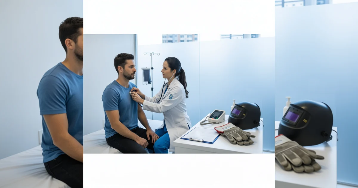 Exame admissional para soldador é o primeiro passo antes de qualquer faísca - Artigos | SSO Medicina do Trabalho Exame admissional para soldador é o primeiro passo antes de qualquer faísca - Artigos | SSO Medicina do Trabalho
