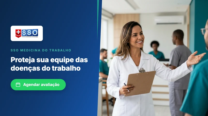 Precisa resolver a saúde ocupacional da sua equipe hoje? Fale agora com a SSO