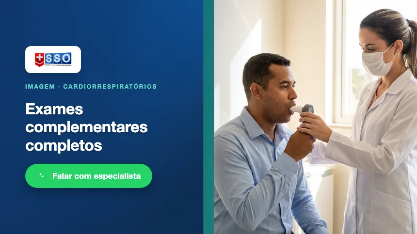 Exames complementares completos: fale com um especialista da SSO