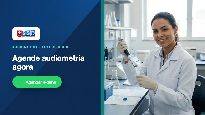 Agende sua audiometria agora com a SSO