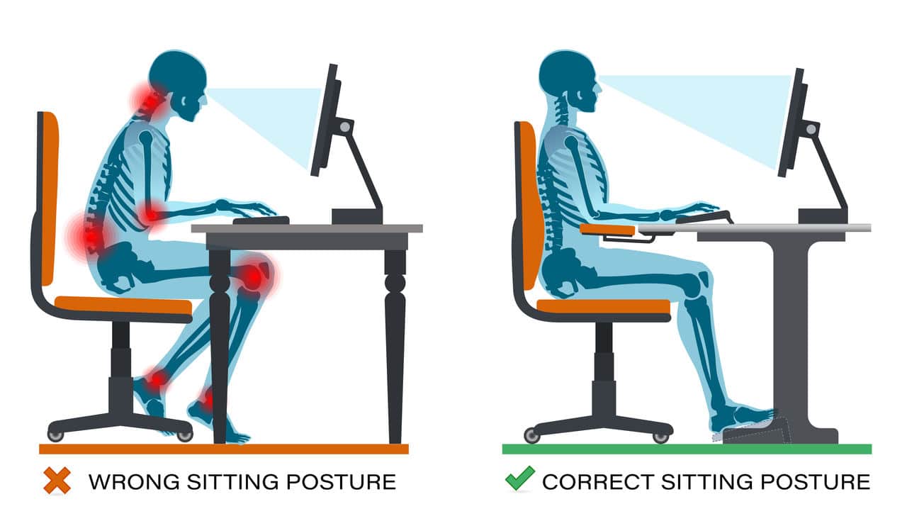 Postura e ergonomia no ambiente de trabalho
