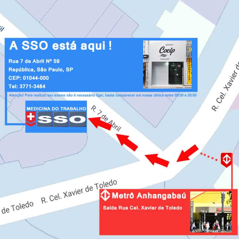 onde fazer exame admissional em São Paulo - SSO Ocupacional