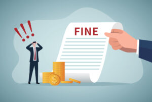 Representação de recebimento de multa do Ministério do Trabalho