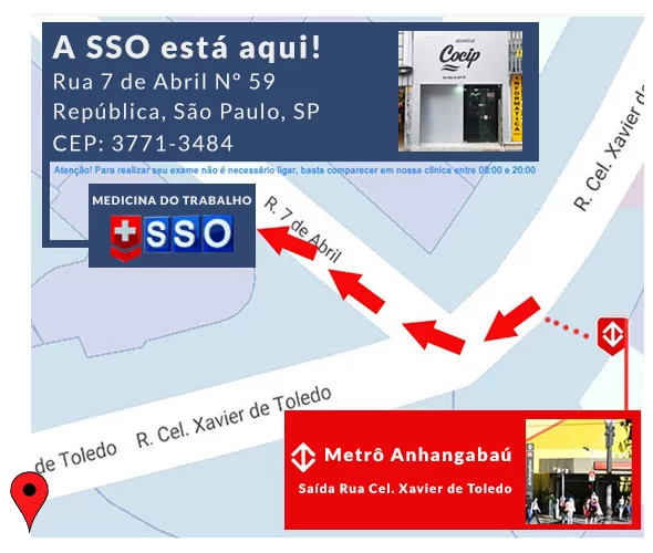 sso ocupacional localização